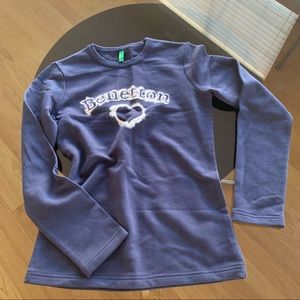 Girl United Colors of Benetton sweatshirt size XL, 150 cm